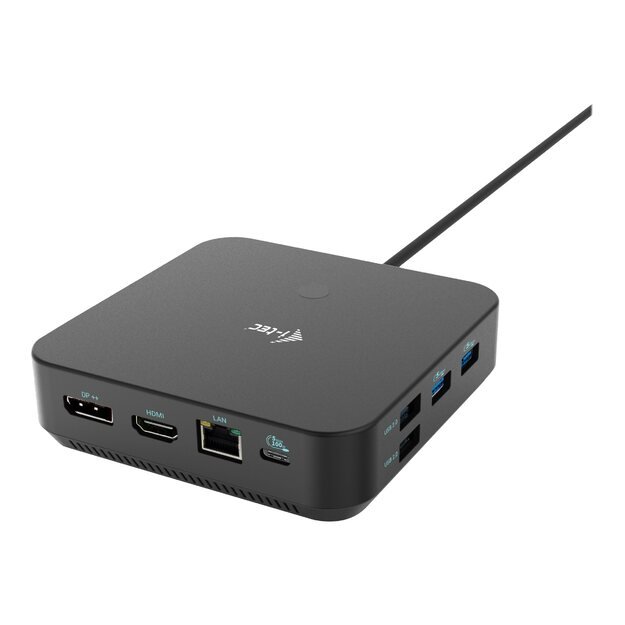 I-TEC USB-C HDMI Dual DP Docking Station with Power Delivery 100 W + i-tec Universal Charger 112 W