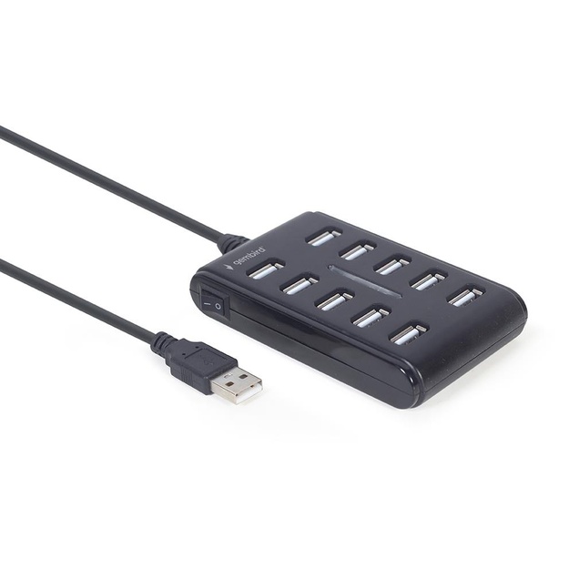 I/O HUB USB2 10PORT/UHB-U2P10P-01 GEMBIRD
