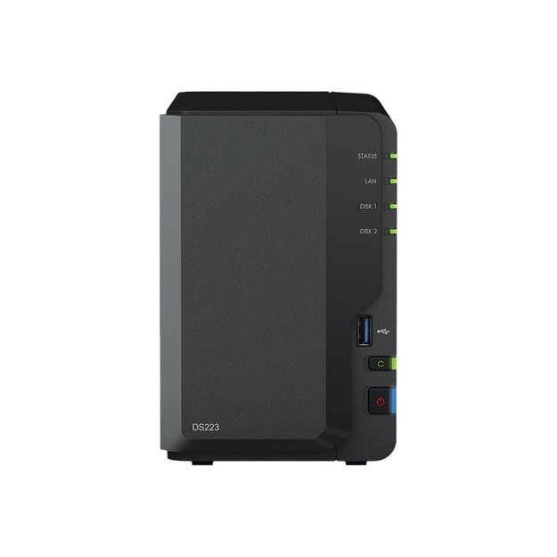 NAS STORAGE TOWER 2BAY/NO HDD USB3.2 DS223 SYNOLOGY