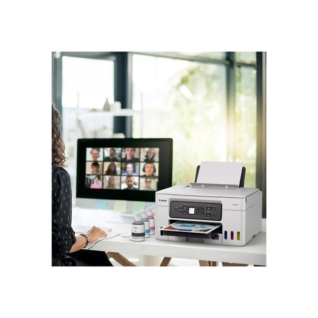 CANON MAXIFY GX3050 Refillable MegaTank Inkjet Multifunction Printer A4 Mono 18ipm Color 13ipm Up to 600x1200dpi 21