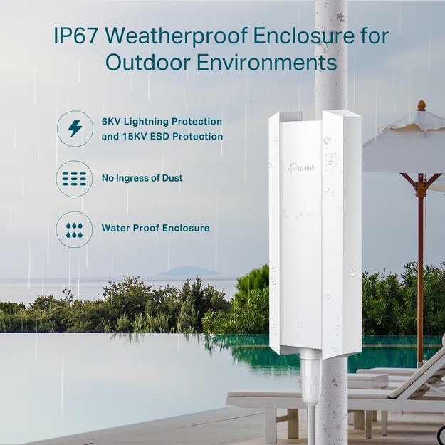 Tinklo prieigos taškas 3000MBPS EAP650-OUTDOOR TP-LINK