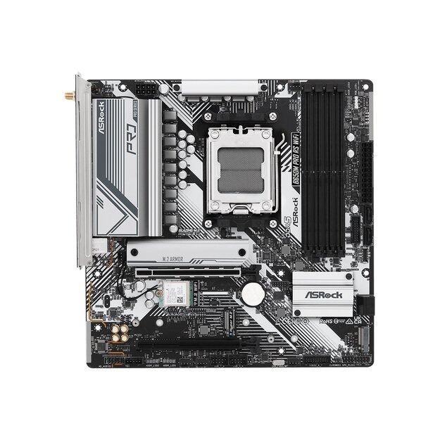 Mainboard|ASROCK|AMD B650|SAM5|Micro-ATX|Memory DDR5|Memory slots 4|1xPCI-Express 3.0 16x|1xPCI-Express 4.0 16x|1xM.2|1xHDMI|1xDisplayPort|4xUSB 2.0|3xUSB 3.2|1xUSB-C|1xRJ45|B650MPRORSWIFI