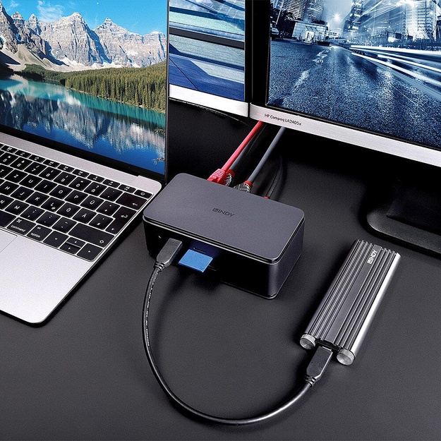 I/O DOCKING STATION USB4/DST-PRO 43372 LINDY