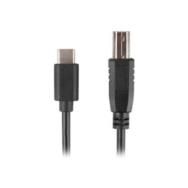 LANBERG Cable USB-C M ->USB-B M 2.0 1.8m