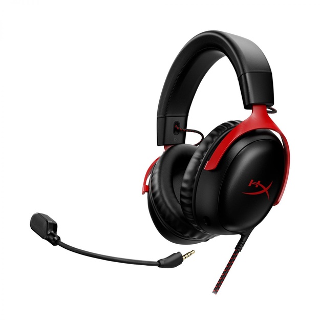 HEADSET HYPERX CLOUD III/BLACK/RED 727A9AA HYPERX
