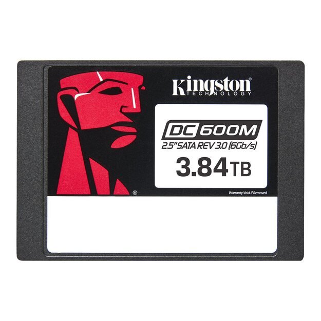 KINGSTON 3.84TB DC600M 2.5inch SATA3 mixed-use data center SSD for enterprise servers and NAS (VMWare Ready)