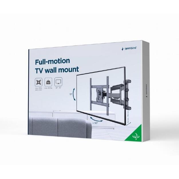 GEMBIRD Full motion TV wall mount 32-75inch 45kg