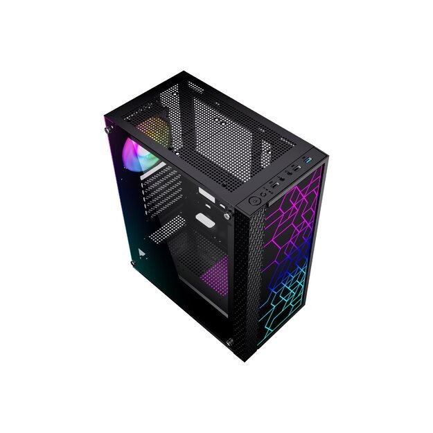 GEMBIRD computer case Fornax 2500 ATX - ARGB backlight black