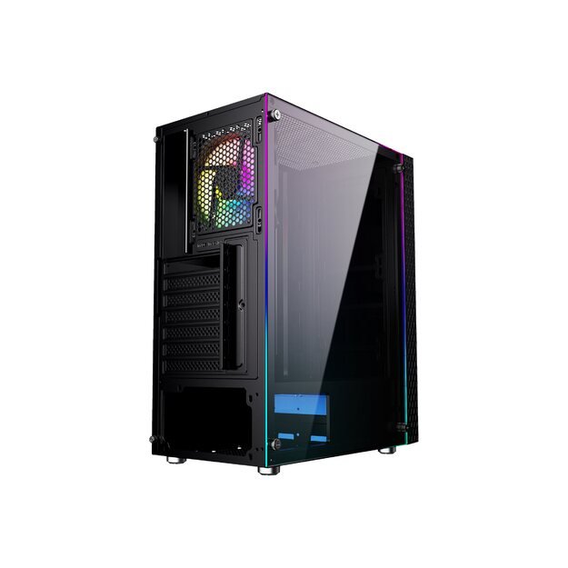 GEMBIRD computer case Fornax 2500 ATX - ARGB backlight black