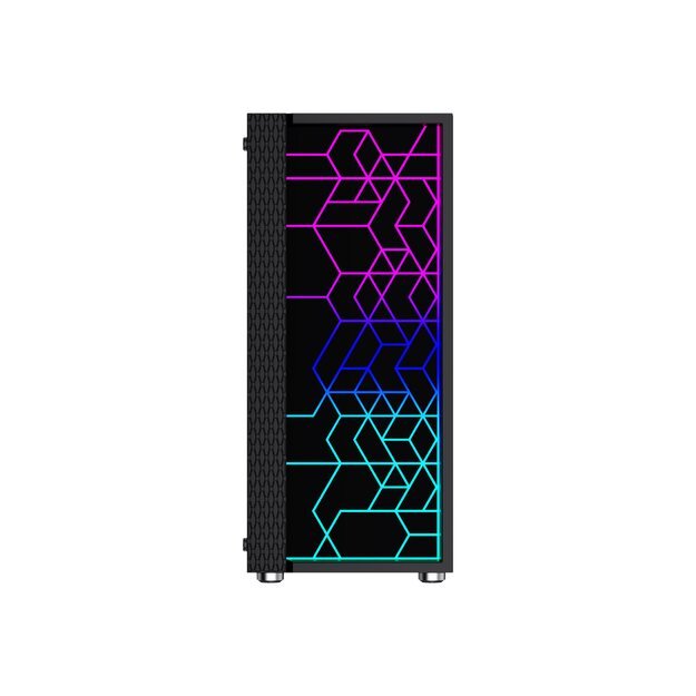 GEMBIRD computer case Fornax 2500 ATX - ARGB backlight black