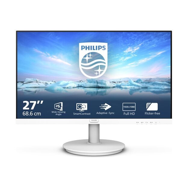 PHILIPS 271V8AW/00 27inch IPS 1920x1080 16:9 HDMI D-SUB White 19