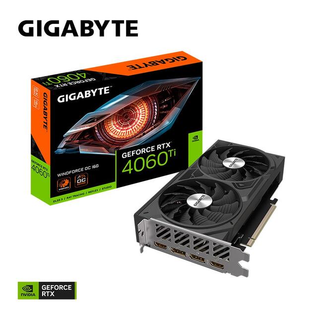 GIGABYTE GeForce RTX 4060 Ti WINDFORCE OC 16GB