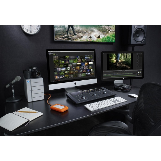 External HDD|LACIE|2TB|USB-C|Colour Orange|STFR2000403