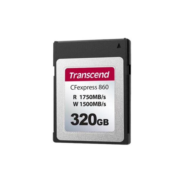 MEMORY COMPACT FLASH 320GB/CFE TS320GCFE860 TRANSCEND 1