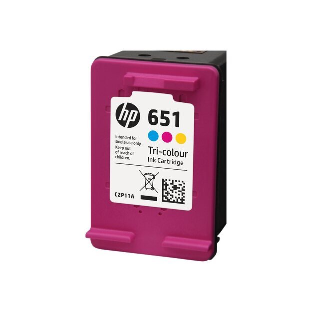 HP 651 Ink Cartridge Tri-color 42