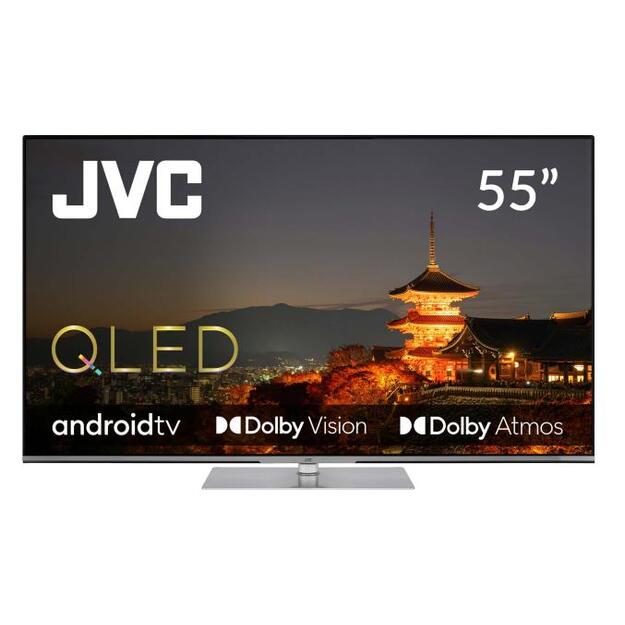 TV Set|JVC|55 |4K/Smart|QLED|3840x2160|Android TV|LT-55VAQ830P