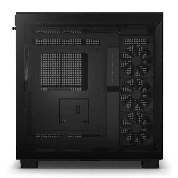 Case|NZXT|H9 FLOW|MidiTower|Case product features Transparent panel|Not included|ATX|MicroATX|MiniITX|Colour Black|CM-H91FB-01