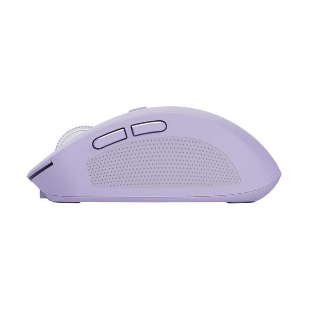 MOUSE USB OPTICAL WRL OZAA/PURPLE 25384 TRUST