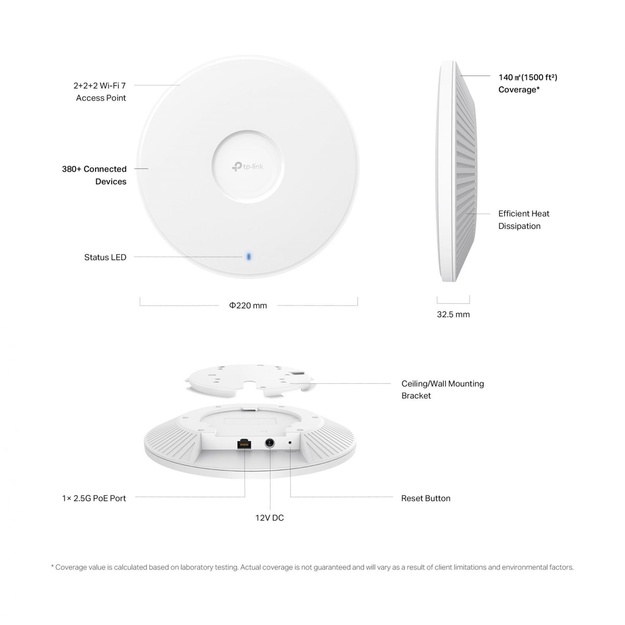 WRL ACCESS POINT 11000MBPS/EAP772 TP-LINK