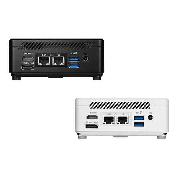 MSI Cubi 5 12M-001EU Intel Core i7-1255U 2x8GB 512GB SSD no HDD Integrated Graphics W11P Black 3Y