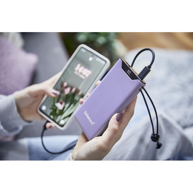 POWER BANK USB 10000MAH/PURPLE 7332033 INTENSO