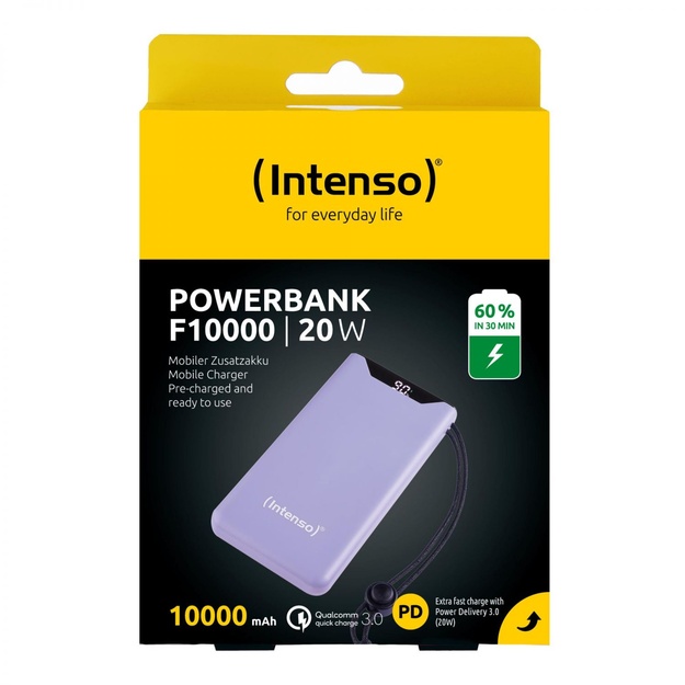 POWER BANK USB 10000MAH/PURPLE 7332033 INTENSO