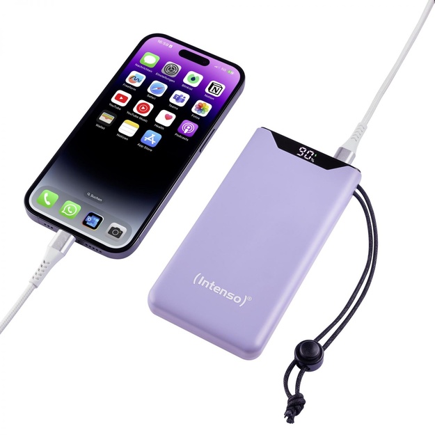 POWER BANK USB 10000MAH/PURPLE 7332033 INTENSO