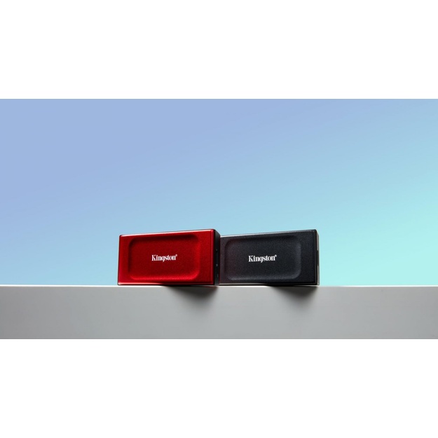 External SSD|KINGSTON|XS1000|1TB|USB 3.2|Write speed 1000 MBytes/sec|Read speed 1050 MBytes/sec|SXS1000R/1000G
