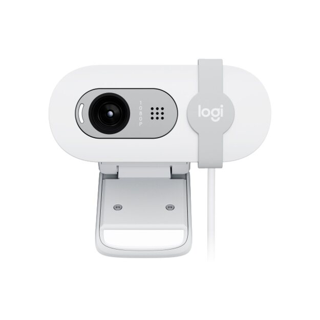 LOGITECH BRIO 100 Webcam colour 2 MP 1920 x 1080 720p 1080p audio wired USB