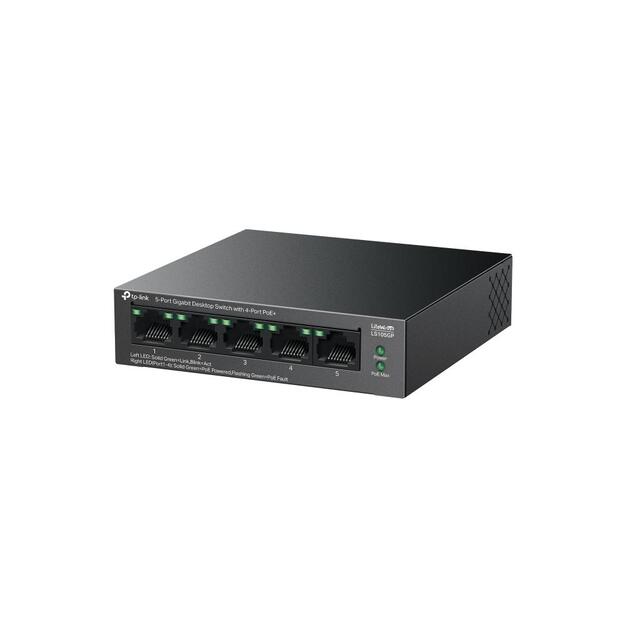 NET SWITCH 5PORT 4POE+/LS105GP TP-LINK