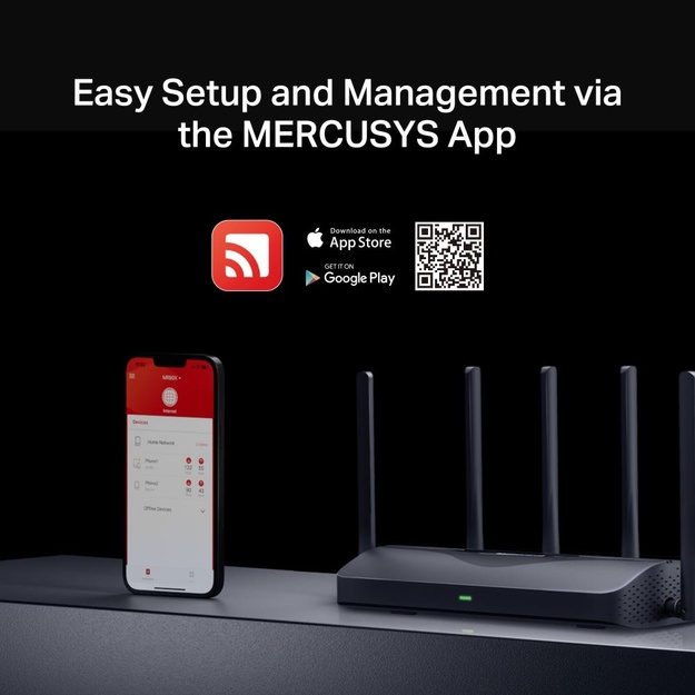 WRL ROUTER 9300MBPS/4PORT MR47BE MERCUSYS
