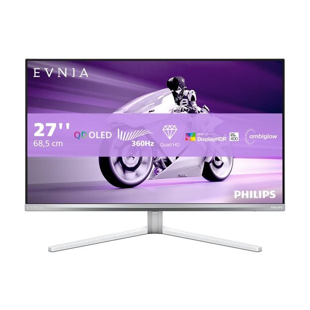 PHILIPS 27M2N8500/00 26.5inch QHD OLED 360Hz 1000cd/m2 0.03ms HDMI2.1x2 DP USB Type C Speakers Height Adj. 3