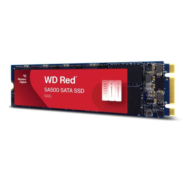 SSD|WESTERN DIGITAL|Red SA500|1TB|M.2|SATA 3.0|Write speed 530 MBytes/sec|Read speed 560 MBytes/sec|2.38mm|TBW 600 TB|MTBF 2000000 hours|WDS100T1R0B