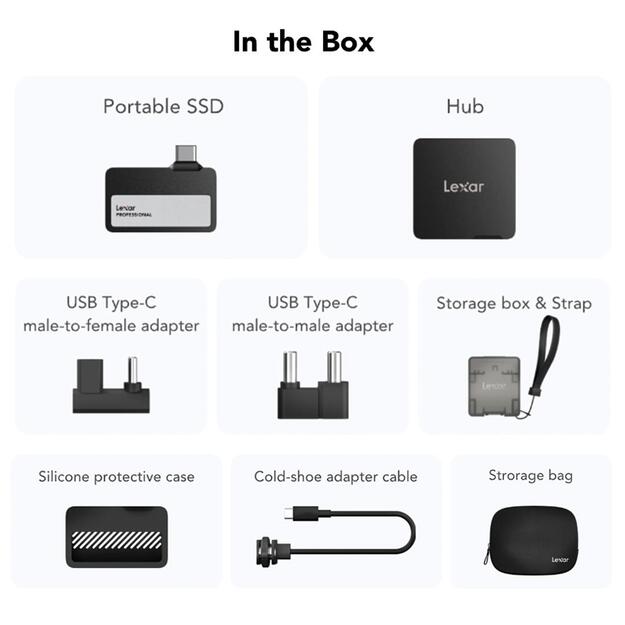 SSD USB3.2 1TB EXT./LSL400S001T-RNBNG LEXAR 5