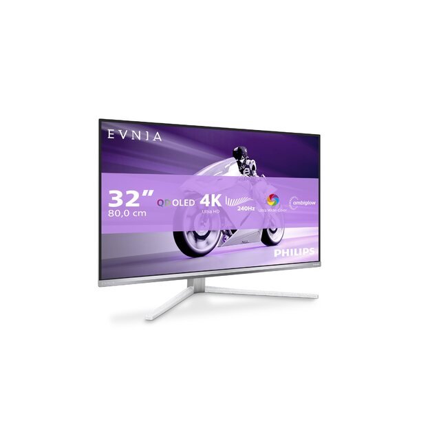 PHILIPS 32M2N8900/00 32inch WQHD OLED 175Hz 250cd/m2 0.03ms HDMI2.0x2 DP USB Type C PD90W Speakers Height Adj. 56