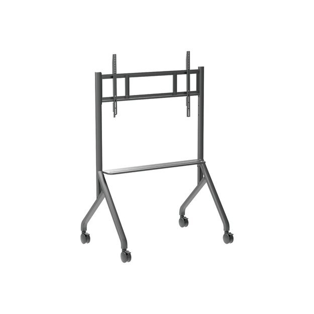 TECHLY Multifunction Mobile Floor Stand for 55inch-86inch LCD/LED/Plasma TVs Black