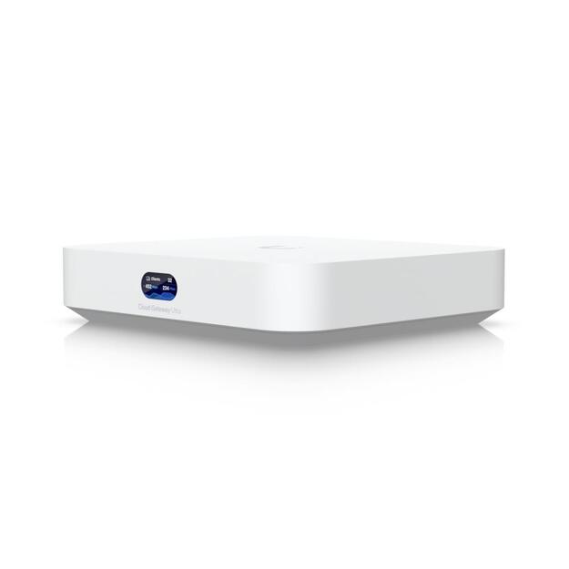UBIQUITI UniFi Cloud Gateway Ultra / 1x 1/2.5 GbE RJ45-Port WAN / 4x GbE RJ45-Ports LAN / 1 Gbps routing IDS/IPS