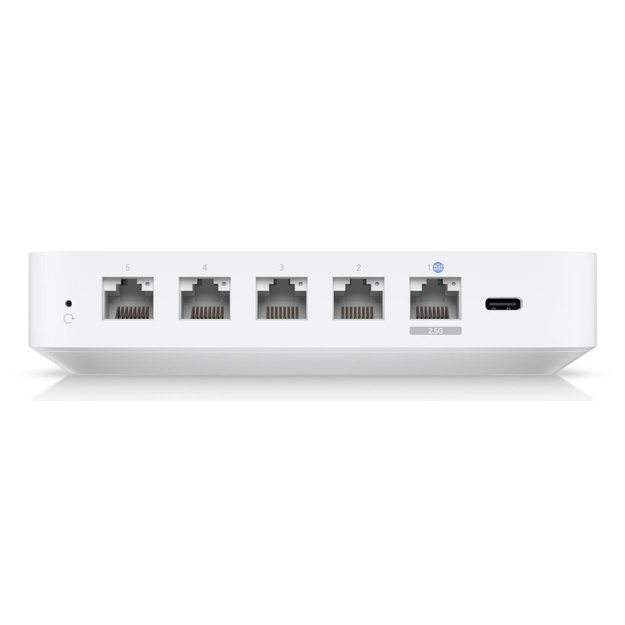 UBIQUITI UniFi Cloud Gateway Ultra / 1x 1/2.5 GbE RJ45-Port WAN / 4x GbE RJ45-Ports LAN /&nbsp;1 Gbps routing IDS/IPS