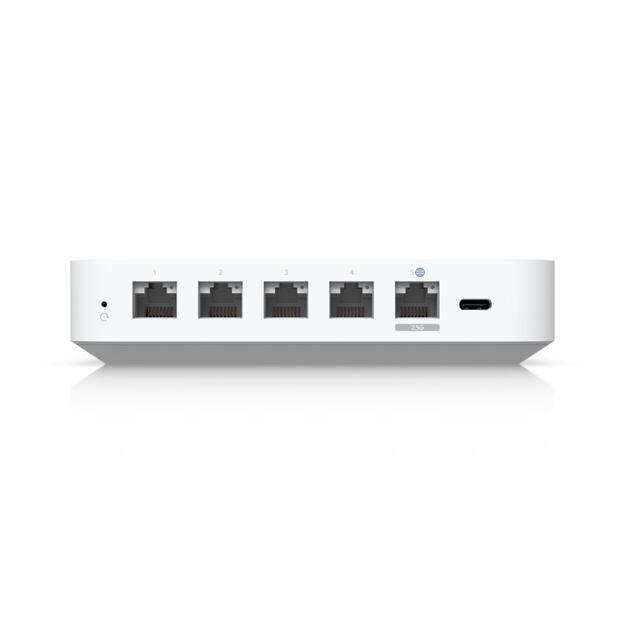 UBIQUITI UniFi Cloud Gateway Ultra / 1x 1/2.5 GbE RJ45-Port WAN / 4x GbE RJ45-Ports LAN / 1 Gbps routing IDS/IPS 2