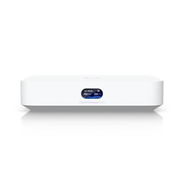UBIQUITI UniFi Cloud Gateway Ultra / 1x 1/2.5 GbE RJ45-Port WAN / 4x GbE RJ45-Ports LAN / 1 Gbps routing IDS/IPS 1