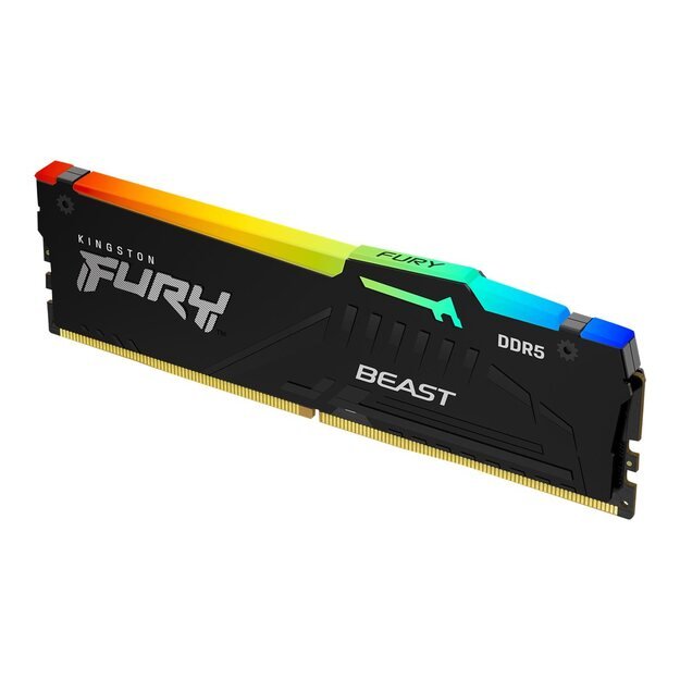 KINGSTON 32GB 6000MT/s DDR5 CL30 DIMM FURY Beast RGB XMP