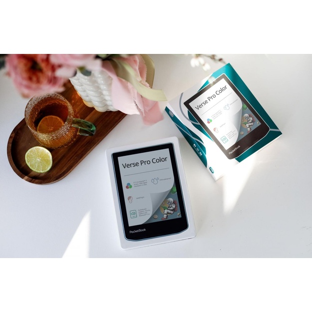 E-Reader|POCKETBOOK|Verse Pro Color|6 |1072x1448|1xUSB-C|Wireless LAN|Bluetooth|Dark Blue|PB634K3-1-WW