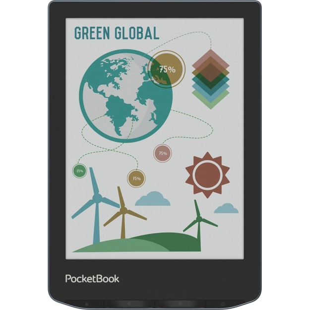 E-Reader|POCKETBOOK|Verse Pro Color|6 |1072x1448|1xUSB-C|Wireless LAN|Bluetooth|Dark Blue|PB634K3-1-WW