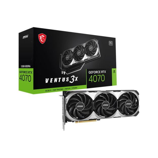 Graphics Card|MSI|NVIDIA GeForce RTX 4070|12 GB|GDDR6|192 bit|PCIE 4.0 16x|GPU 2520 MHz|1xHDMI|3xDisplayPort|RTX4070VEN3XE112GOC