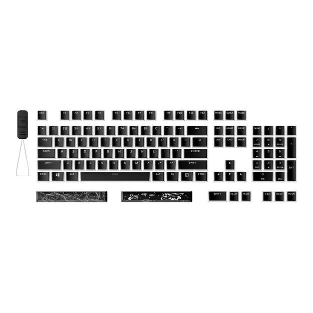 HP HyperX Black Pudding Keycaps 2-US