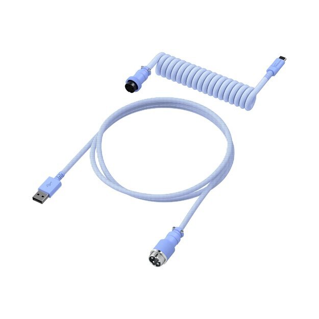 HP HyperX USB-C Coiled Cable Light Purple