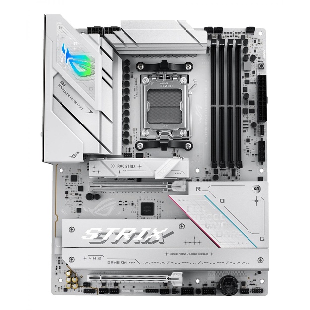 Mainboard|ASUS|AMD B850|SAM5|ATX|Memory DDR5|Memory slots 4|1xPCI-Express 4.0 16x|1xPCI-Express 5.0 16x|4xM.2|1xHDMI|1xDisplayPort|12xUSB 2.0|3xUSB-C|1xOptical S/PDIF|1xRJ45|2xAudio port|STRIXB850-AGAMINGWIFI
