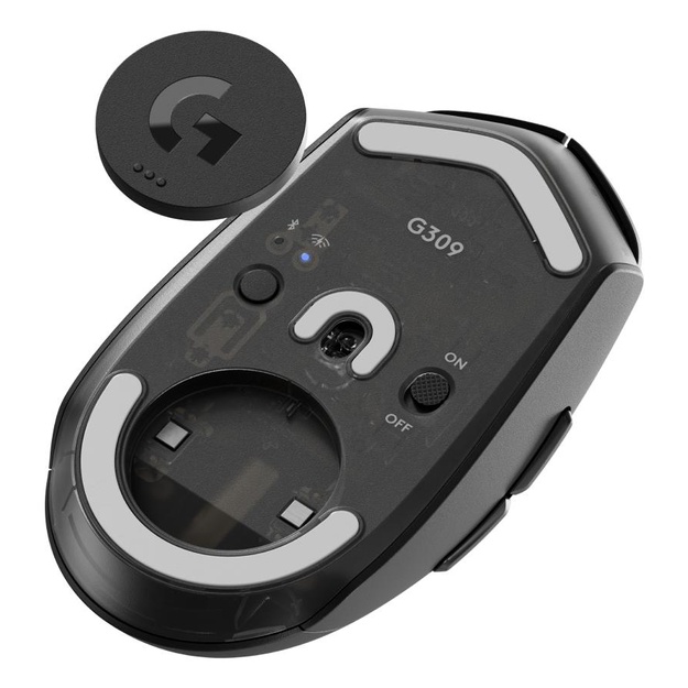 MOUSE USB OPTICAL WRL G309/BLACK 910-007199 LOGITECH