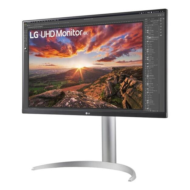LCD Monitor|LG|27UP850K-W|27 |Gaming|Panel IPS|3840x2160|16:9|60 Hz|5 ms|Pivot|Height adjustable|Tilt|Colour Black|27UP850K-W 6