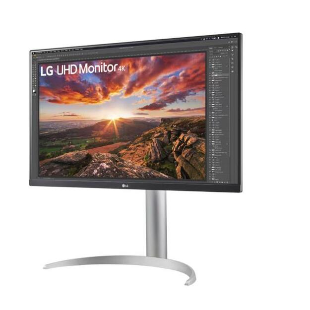 LCD Monitor|LG|27UP850K-W|27 |Gaming|Panel IPS|3840x2160|16:9|60 Hz|5 ms|Pivot|Height adjustable|Tilt|Colour Black|27UP850K-W